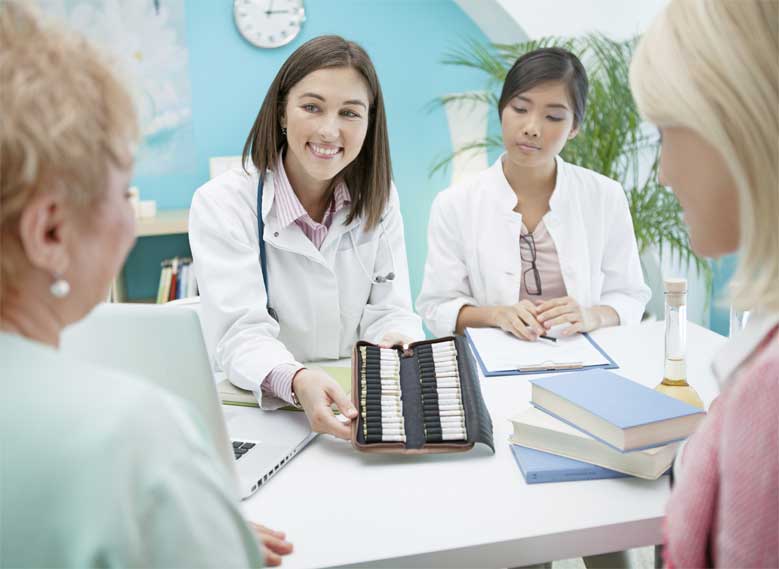 Patient being offered cigars